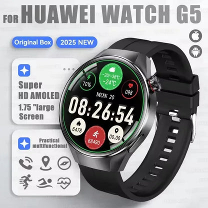 G5 Plus Smartwatch 1.75" AMOLED GPS Heart Rate
