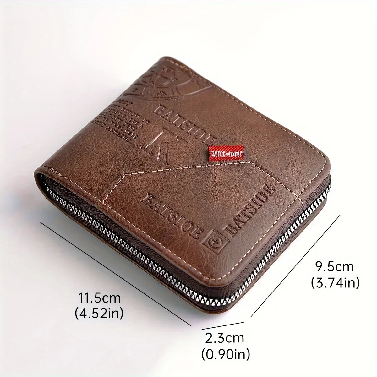 Mens Wallet Leather Business Card Holder Zipper Purse Luxury Wallets for Men Protection Purses Carteira Masculina Luxury