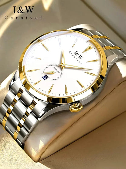 Carnival Luxury Automatic Steel Watch for Men