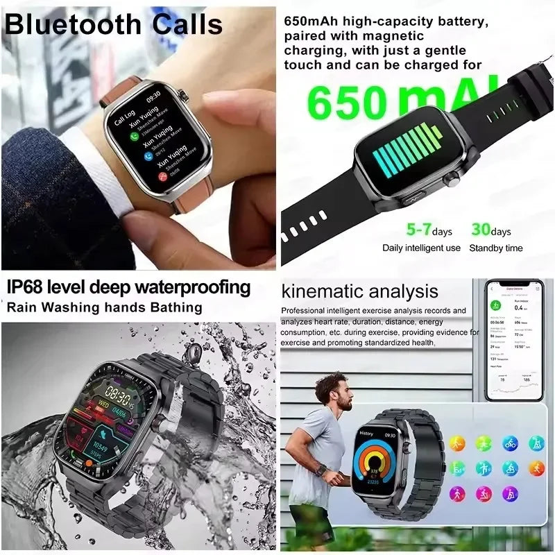 Xiaomi nova pressão arterial ácido úrico gordura corporal smartwatch micro exame físico órgão relógios bluetooth chamada relógio inteligente