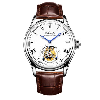 Aesop Luxury Skeleton Tourbillon Watch