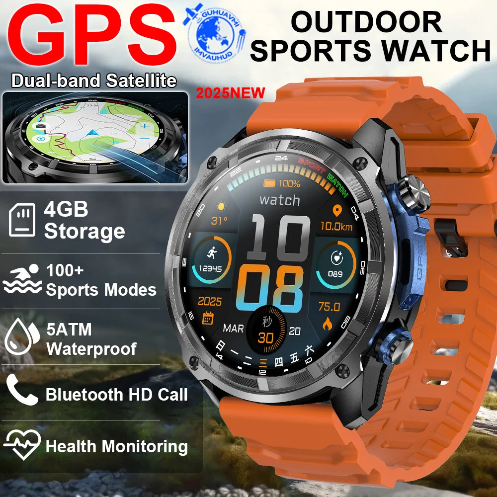 Tactical T-Rex Smartwatch 2025 GPS & Waterproof