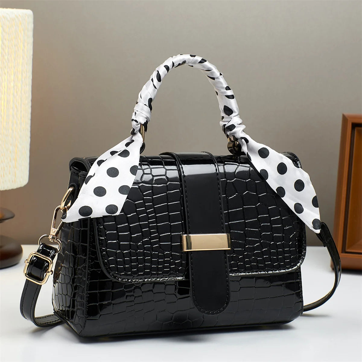 Luxo padrão de pedra bolsa quadrada popular grande capacidade feminina crossbody bolsa de ombro versátil bolsa de couro do plutônio