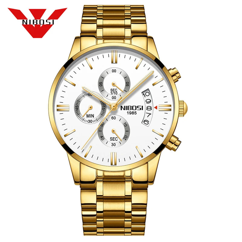 Luxury Nibosi Men's Quartz Watch - Fashion & Function