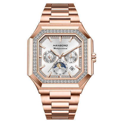 HANBORO Automatic Square Men's Fashion Watch