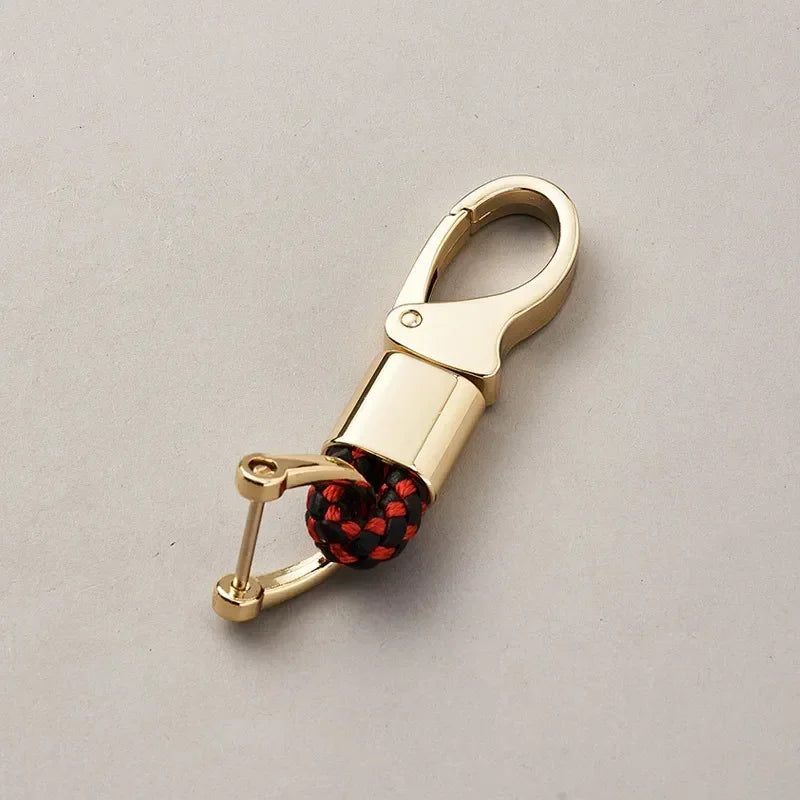 Custom Leather Logo Keychain with Laser Engraving