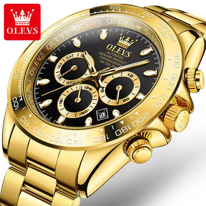 OLEVS 6638 Luminous Stainless Steel Automatic Watch