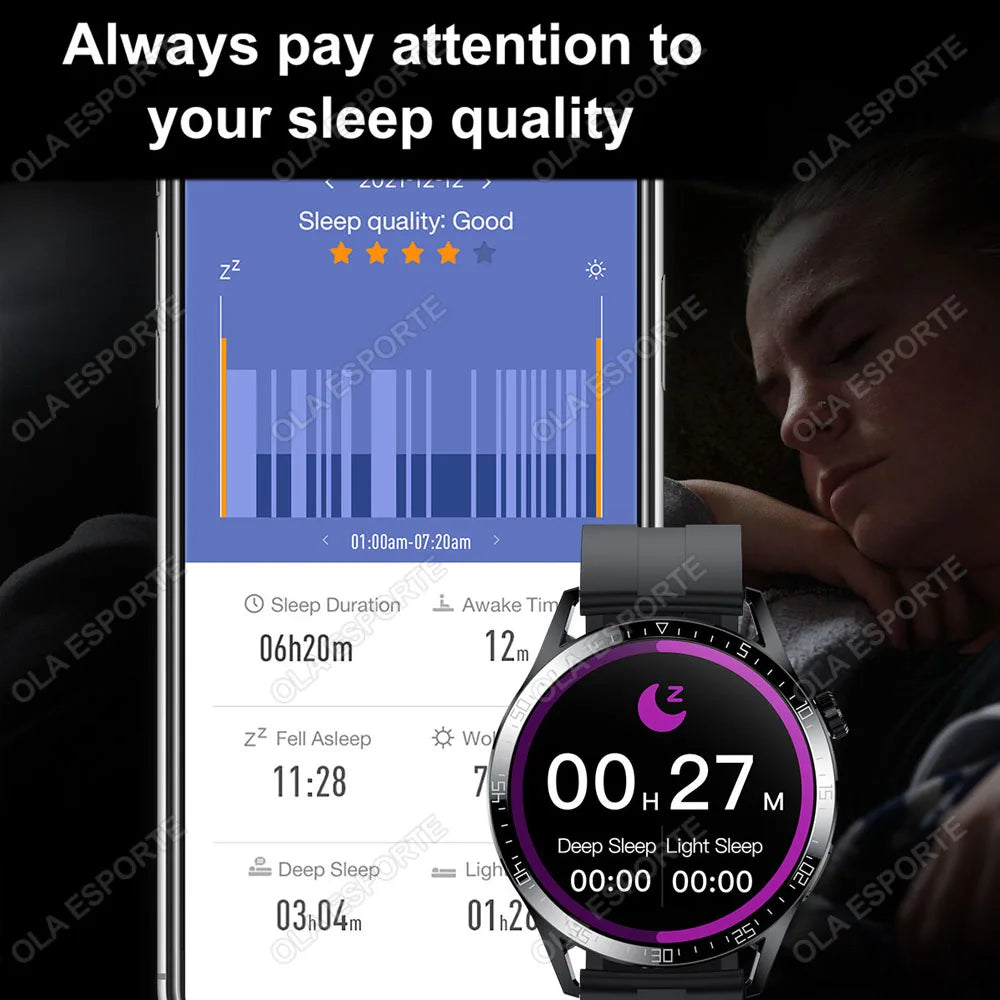 Smart Watch Men Watch 5 Pro AMOLED 360*360 HD Screen Bluetooth Call GPS NFC Heart Rate Monitor SmartWatches 2025 New for Android