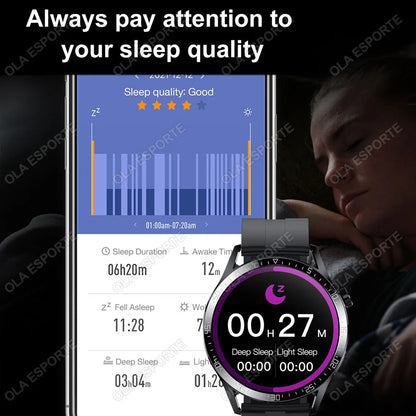 Smart Watch Men Watch 5 Pro AMOLED 360*360 HD Screen Bluetooth Call GPS NFC Heart Rate Monitor SmartWatches 2025 New for Android