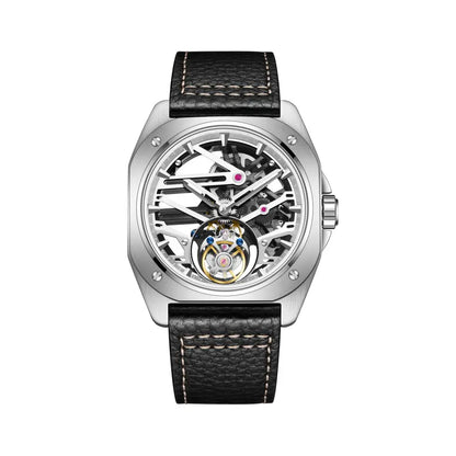 Aesop Luxury Tourbillon Men's Watch - Sapphire Skeleton