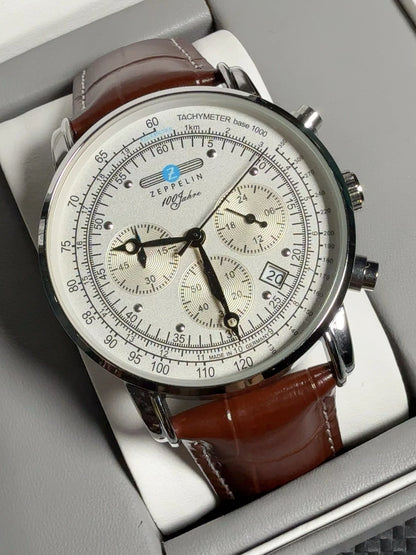 2025 New Zeppelin dirigeable Version commémorative montre pour hommes rétro affaires loisirs montre pour hommes montre de mode
