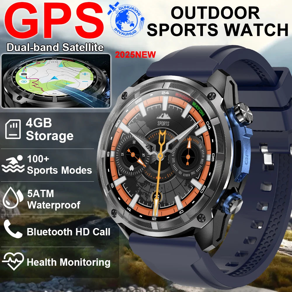 Tactical T-Rex Smartwatch 2025 GPS & Waterproof