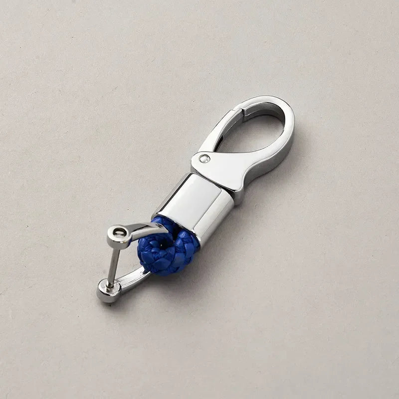 Custom Leather Logo Keychain with Laser Engraving