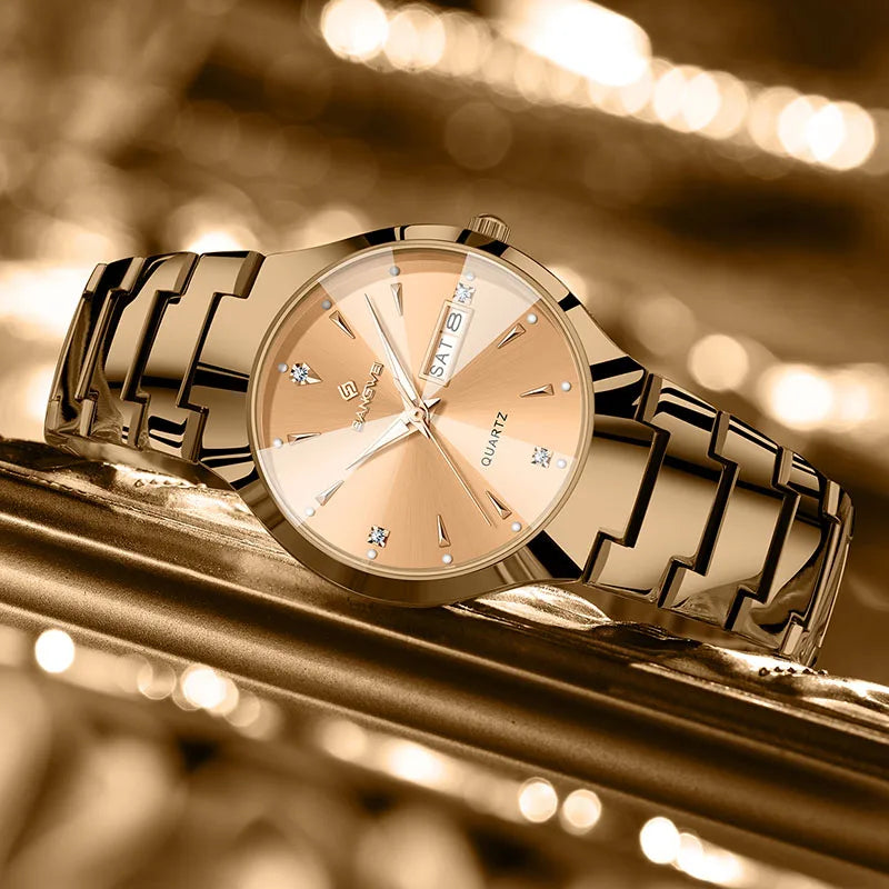 Bangwei moda elegante relógios para mulheres marca superior de luxo à prova dwaterproof água senhoras relógio quartzo simples criativo diamante relógio feminino