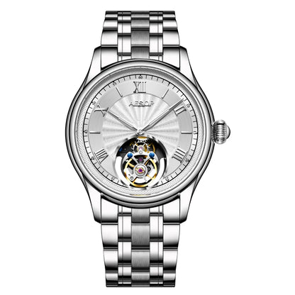 Luxury Aesop Tourbillon Skeleton Watch for Men