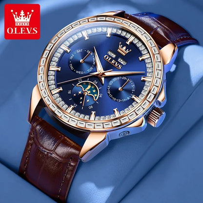 OLEVS 6695 Luxury Men's Multifunctional Watch