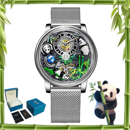 Panda Treasure Symbol Men's Mechanical Watch 45.5mm
