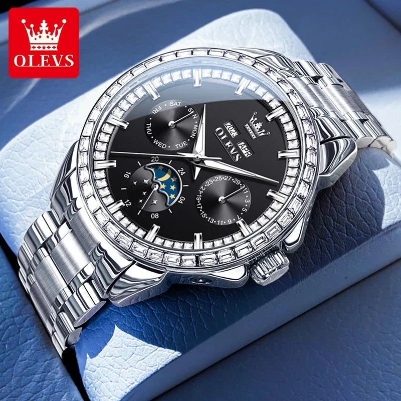 OLEVS 6695 Luxury Men's Multifunctional Watch