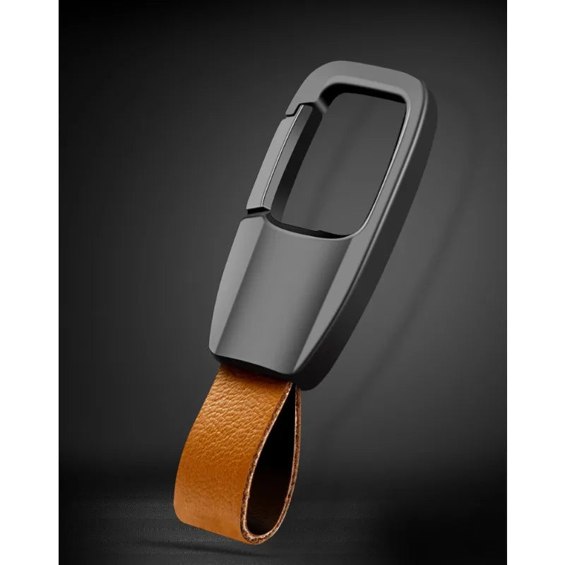 Chaveiro de couro genuíno com logotipo personalizado, chaveiro em branco com gravação a laser para carro, couro de vaca de alta qualidade, chaveiro personalizado