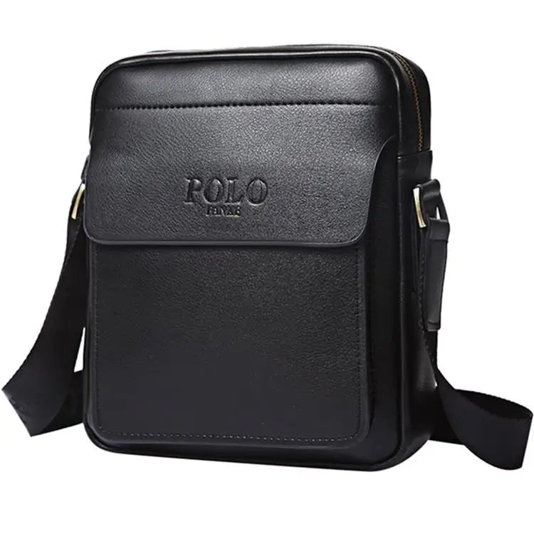 Nova Bolsa Masculina de Ombro Único, Bolsa de Couro para Negócios, Casual e Moderna, Versão Coreana de Mochila para Homens