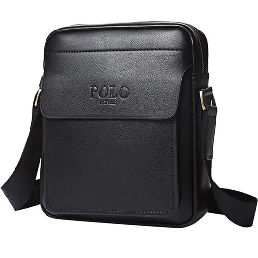 Nova Bolsa Masculina de Ombro Único, Bolsa de Couro para Negócios, Casual e Moderna, Versão Coreana de Mochila para Homens