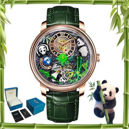 Panda Treasure Symbol Men's Mechanical Watch 45.5mm
