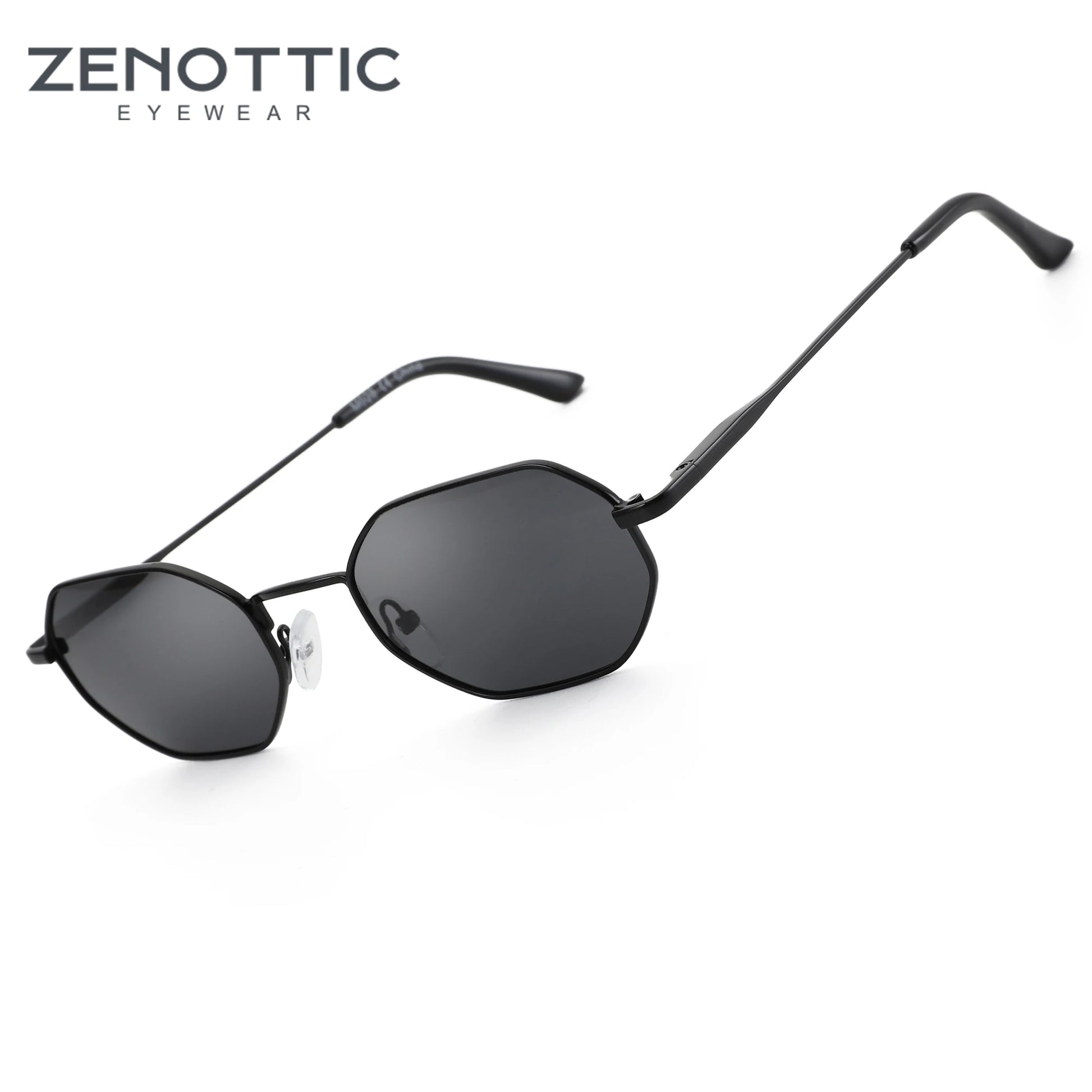 ZENOTTIC-Óculos de sol polarizados poligonais pequenos retrô para homens e mulheres, óculos de sol antirreflexo, óculos UV400, óculos para dirigir