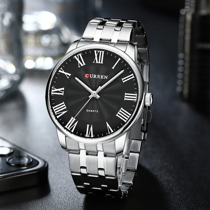 CURREN New Minimalist Men's Fashion Ultra-Thin Watch Simple Men's Retro Business Waterproof Quartz Watch Relogio Masculino