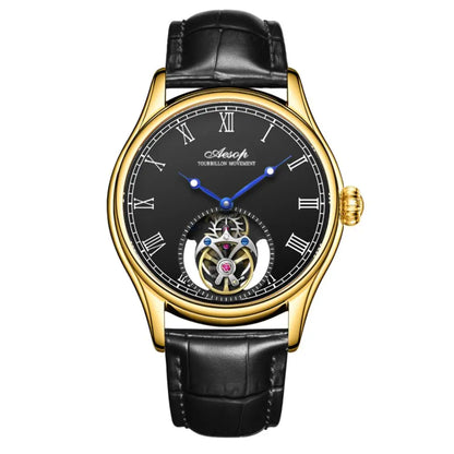 Aesop Luxury Skeleton Tourbillon Watch