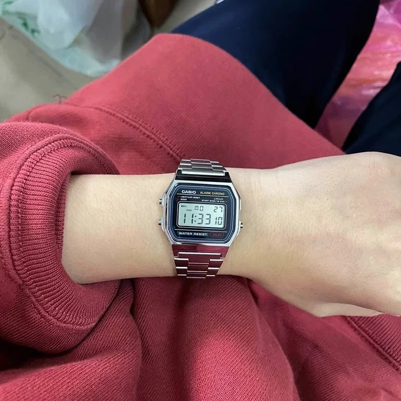 Casio relógios para homens de luxo clássico led digital quartzo homem relógio à prova dwaterproof água reserva energia alarme cronômetro relógios aço inoxidável