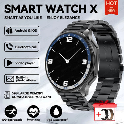 Smartwatch AMOLED 32GB Bluetooth Heart Rate Monitor