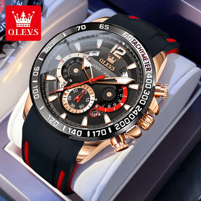 OLEVS 9936 Men's Multifunctional Sports Watch - Waterproof & Luminous