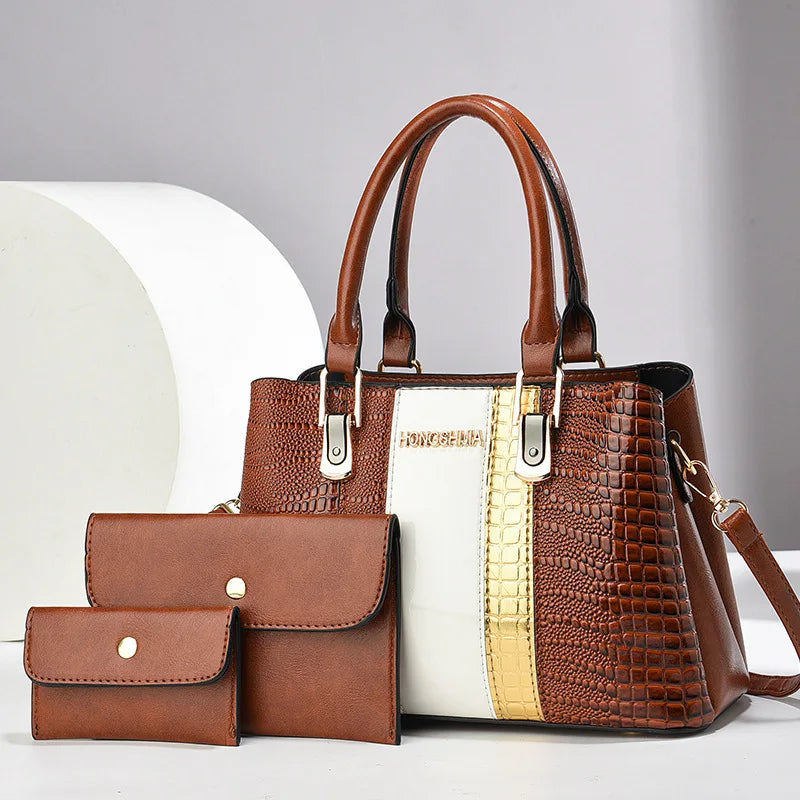 Luxurious 3-Piece Women's Handbag Set - Ultimate Style