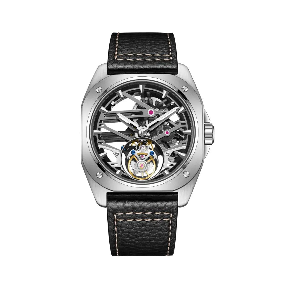 Aesop Luxury Tourbillon Men's Watch - Sapphire Skeleton