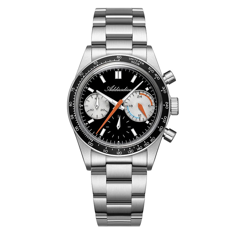 ADDIESDIVE Men's 37mm Retro Chronograph Watch