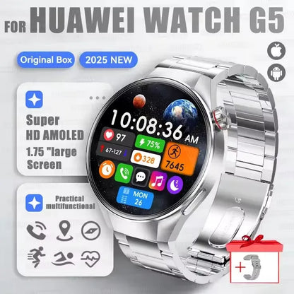 G5 Plus Smartwatch 1.75" AMOLED GPS Heart Rate