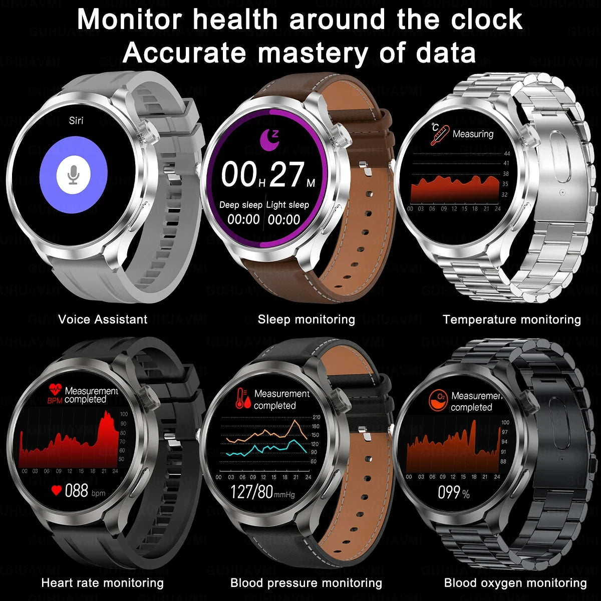 GT5 Pro Smart Watch - AMOLED Screen, NFC, IP68