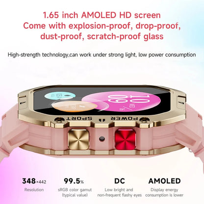 Amoled relógio inteligente 1.65 Polegada 100 + modos esportivos bluetooth chamada smartwatch monitoramento de freqüência cardíaca ip68 à prova dip68 água relógio de fitness