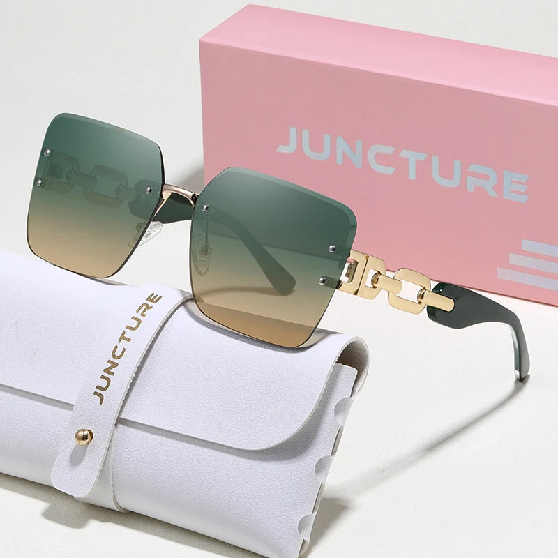Juncture Women's Rimless Gradient Sunglasses