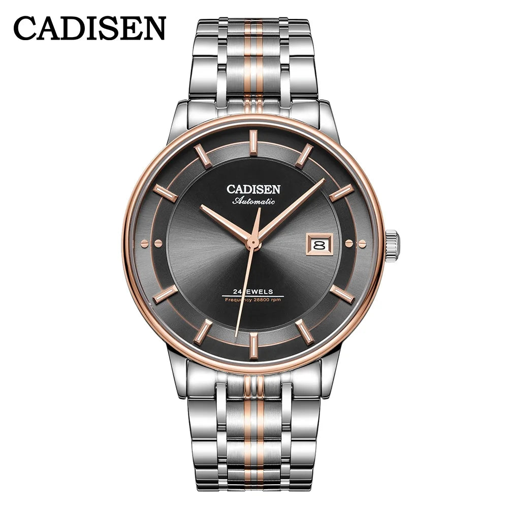 CADISEN Ultra-thin MIYOTA 9015 Automatic Watch
