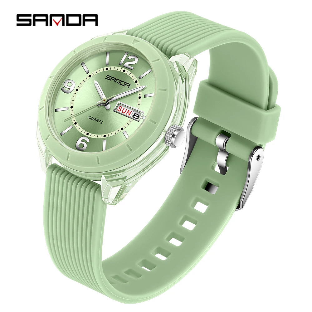 SANDA Women's Quartz Waterproof Luxury Watch