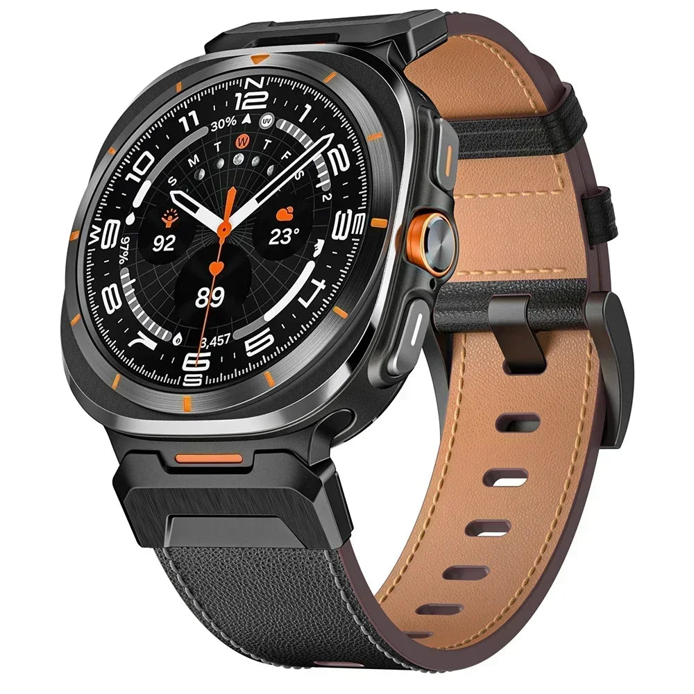 Premium Leather Band for Samsung Galaxy Watch Ultra