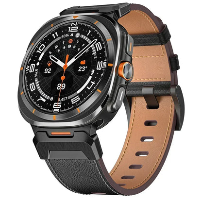 Premium Leather Band for Samsung Galaxy Watch Ultra