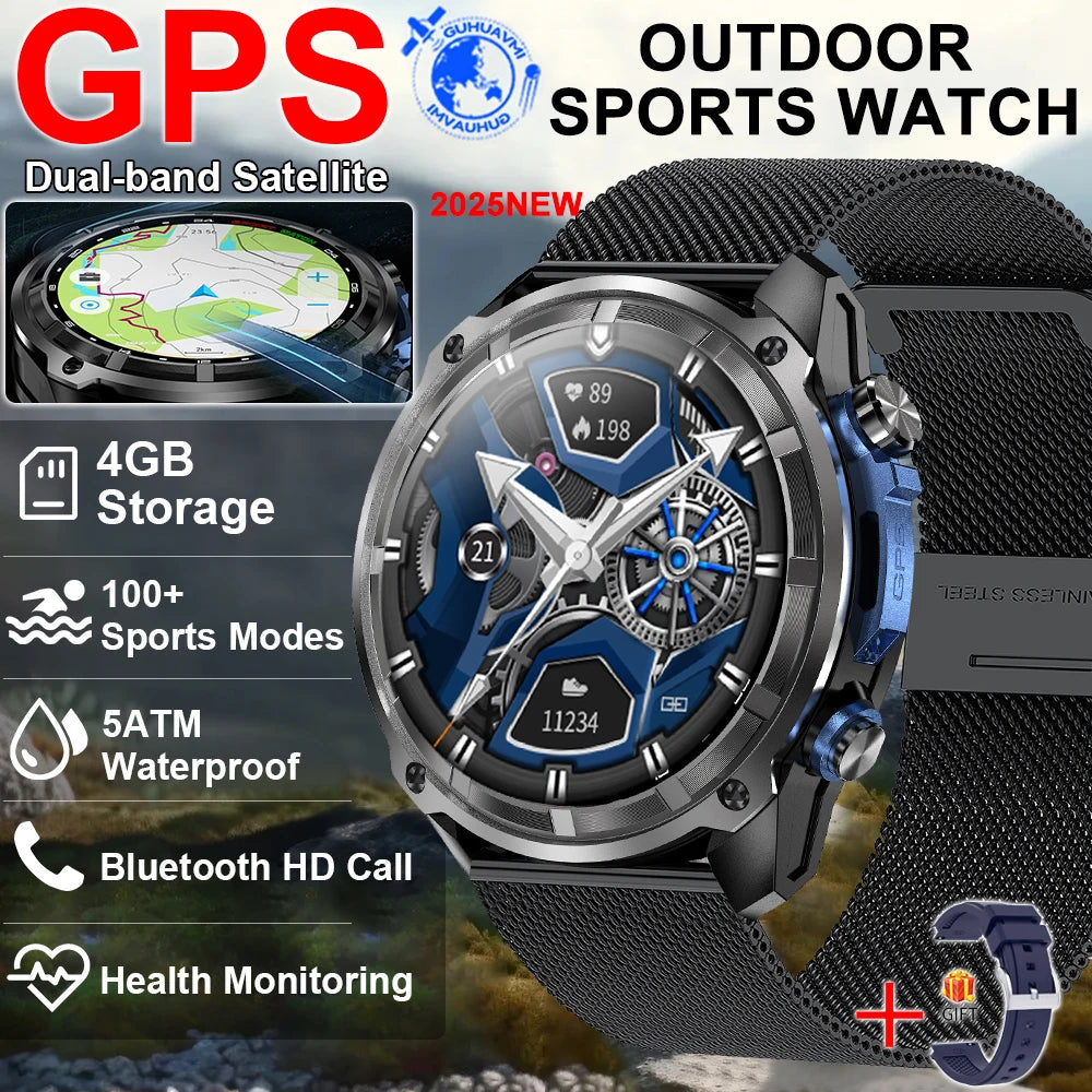 Tactical T-Rex Smartwatch 2025 GPS & Waterproof