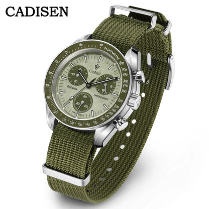 CADISEN Men's Luxury Quartz Chronograph Watch