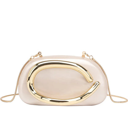 Emerald Green Luxury Acrylic Clutch Bag