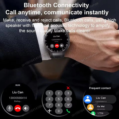 Gt5 pro relógio inteligente gps esporte relógio das mulheres dos homens amoled tela de toque bluetooth chamadas telefônicas smartwatch fitness relógio de pulso à prova dwaterproof água