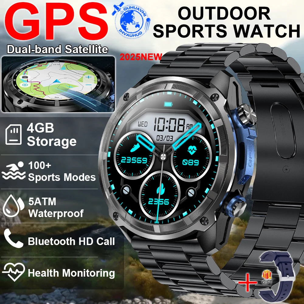 Tactical T-Rex Smartwatch 2025 GPS & Waterproof