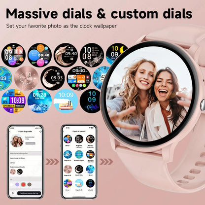 LIGE Smart Watch Women Men Bluetooth Call Sports Fitness Watches Heart Rate Health Monitor Smartwatch Ladies For Android iOS New