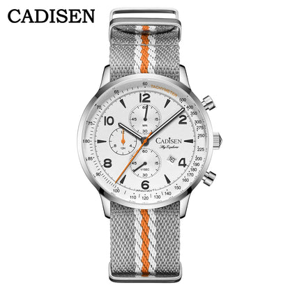 CADISEN Chronograph Men's Quartz Watch - MIYOTA Movement